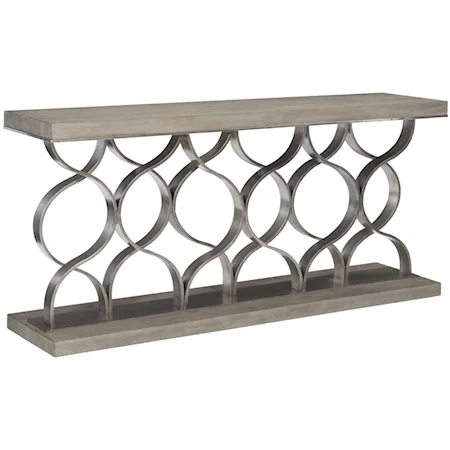 Contemporary Console Table with Adjustable Glides